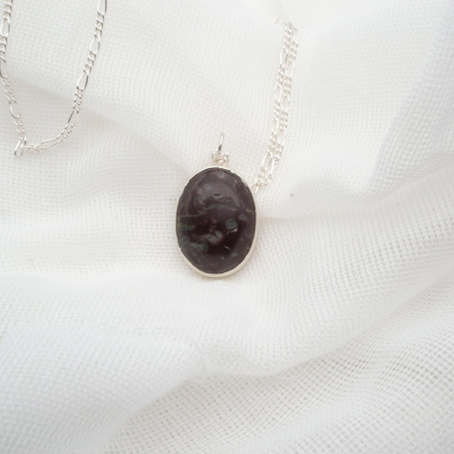 Bark brown gemstone pendant