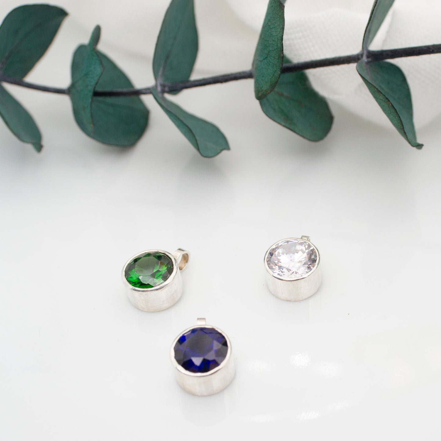 Birthstone charms 8mm