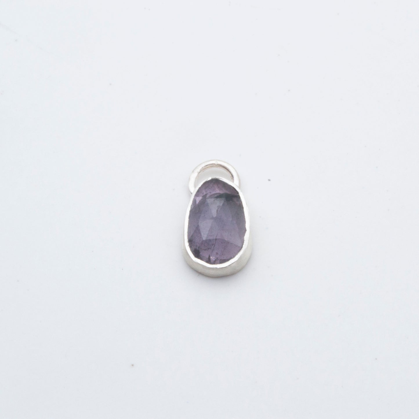 Grey Spinel Pendant – Handmade Sterling Silver (Three to Choose From)
