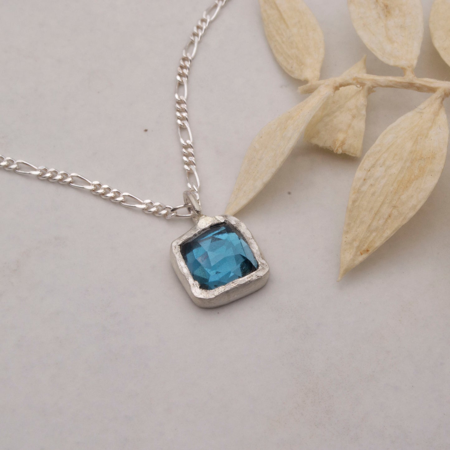 London blue topaz pendant