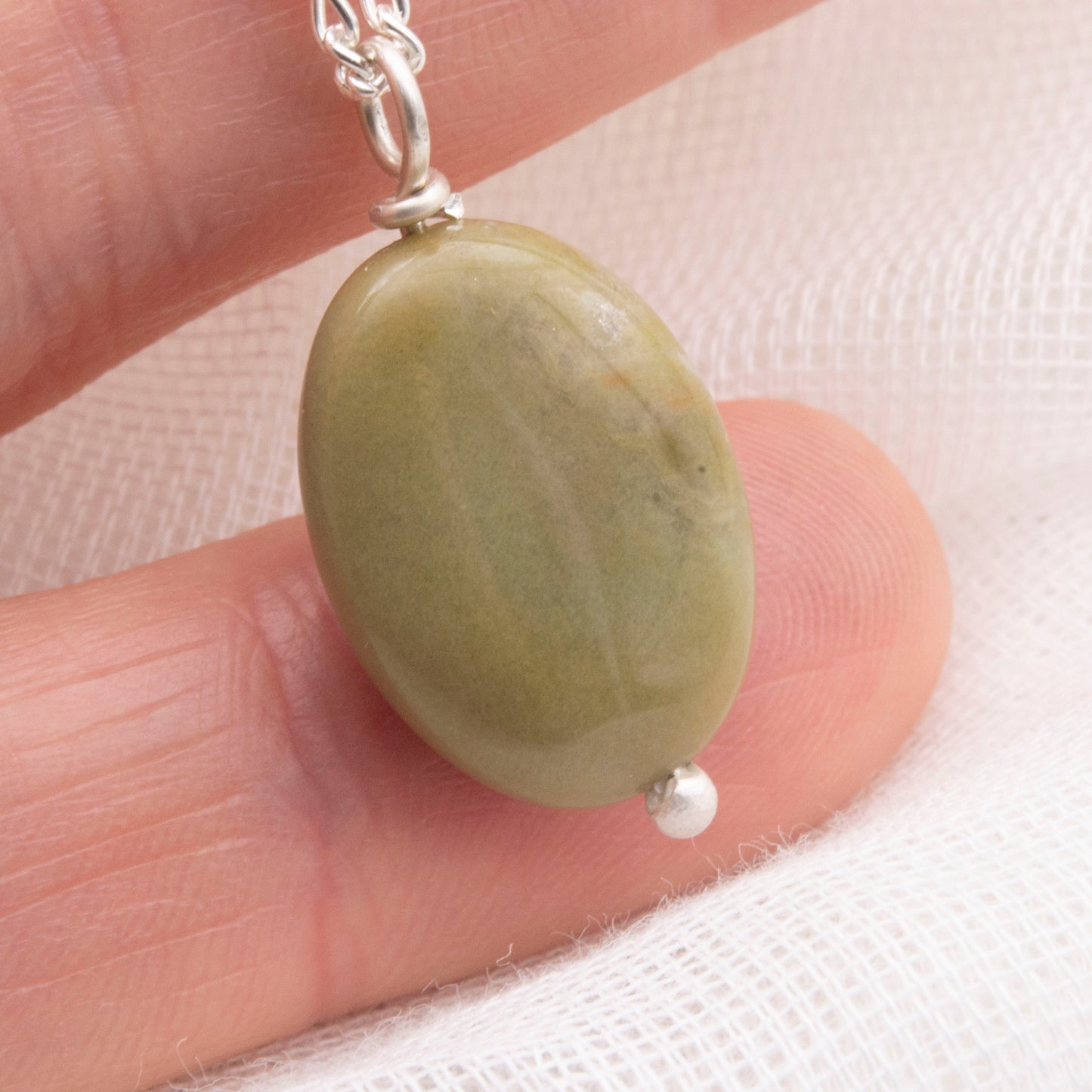 Mossy agate pendant 4