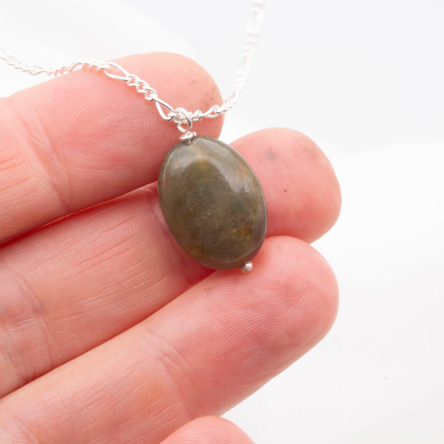 Mossy agate pendant 5