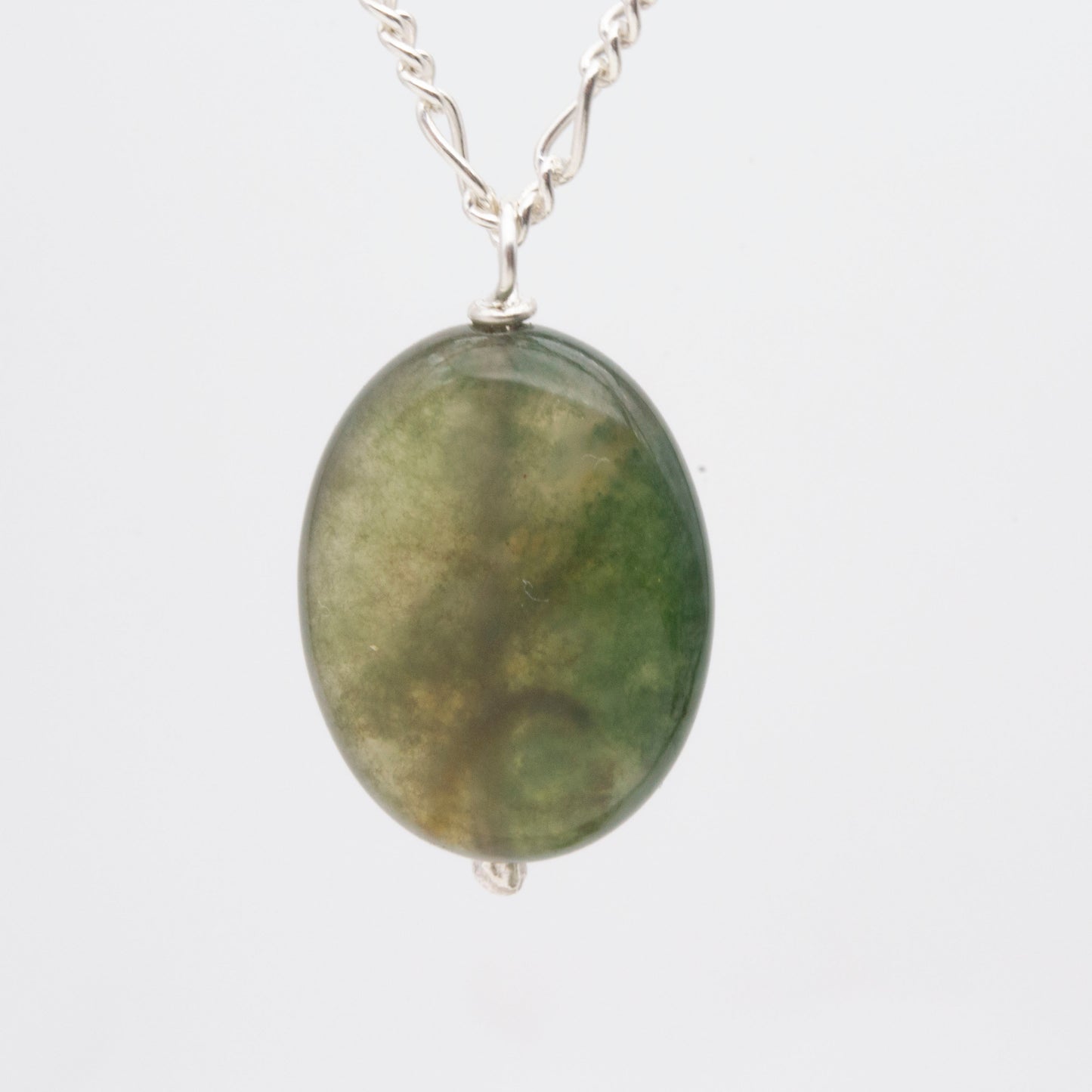 Mossy agate pendant 8