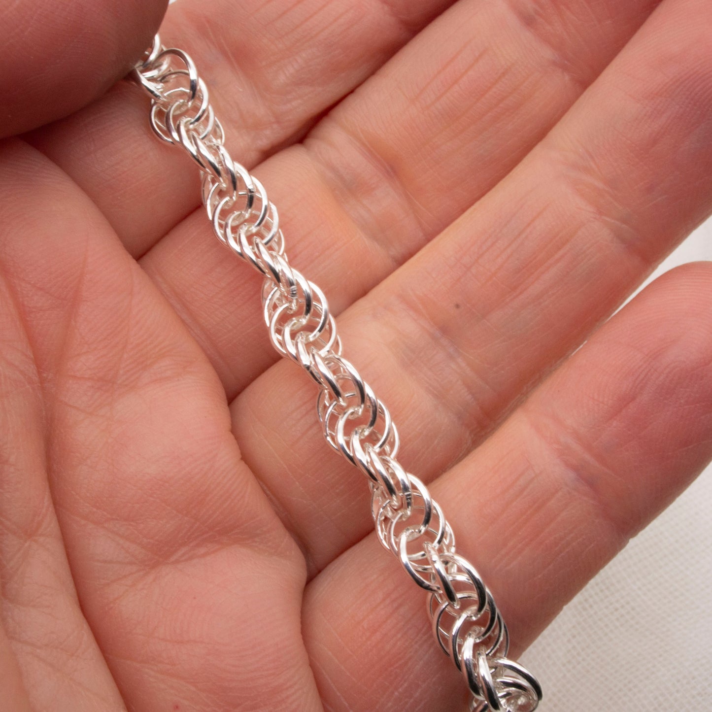 Classic 6mm Sterling Silver Rope Chain
