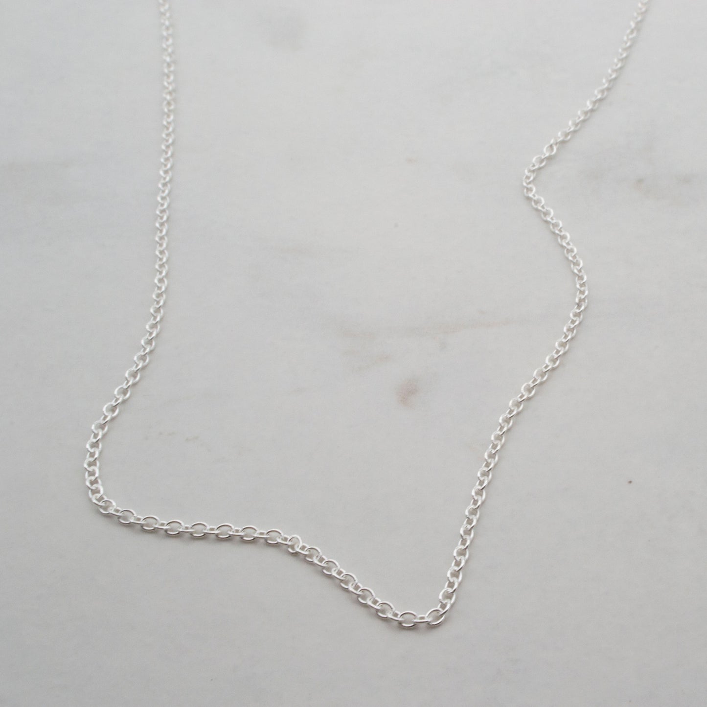 Sterling silver trace chain (looser)