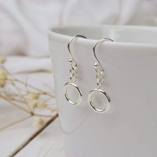 Becky Pearce Designs Simplicity circle dangle earrings