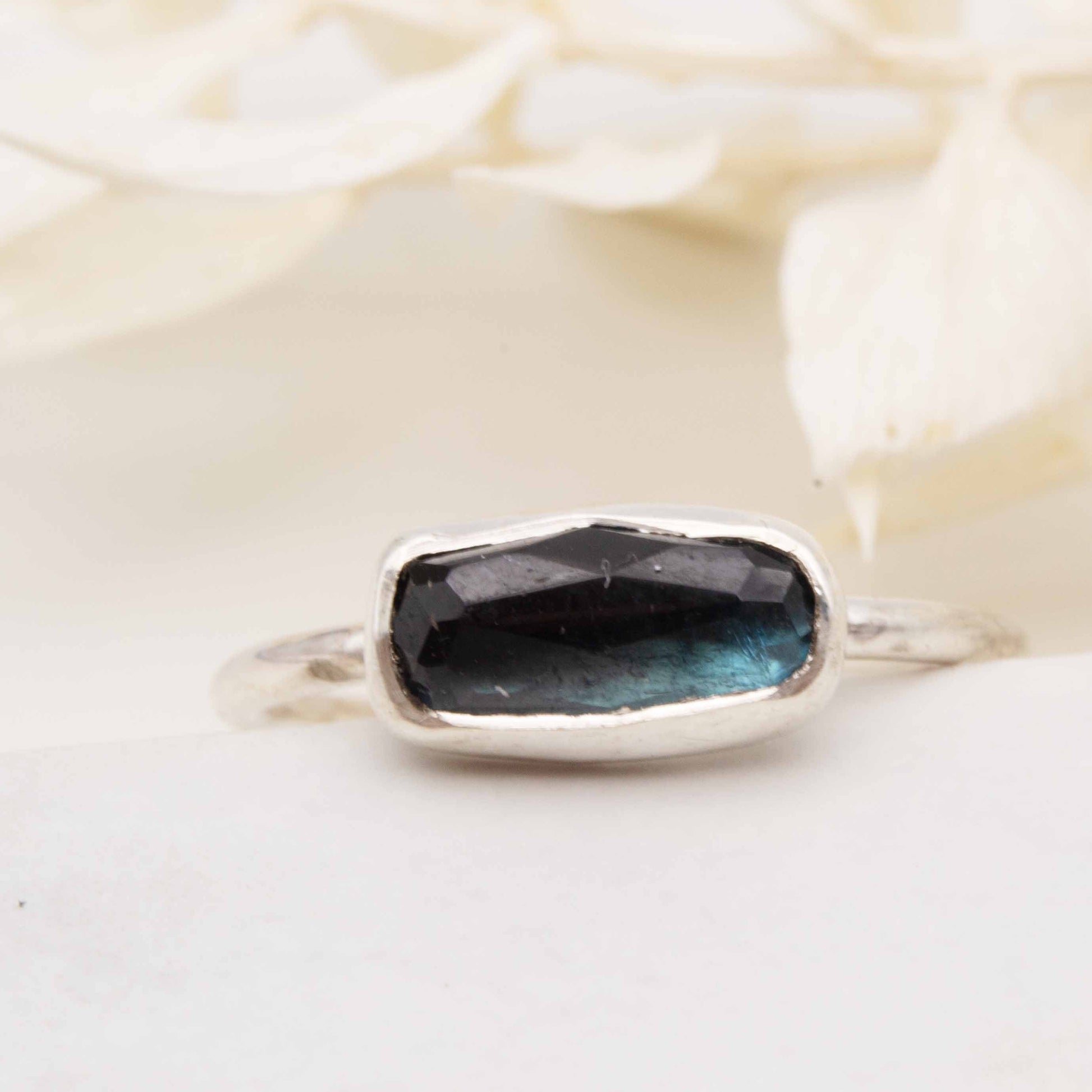Becky Pearce Designs Blue tourmaline freeform ring