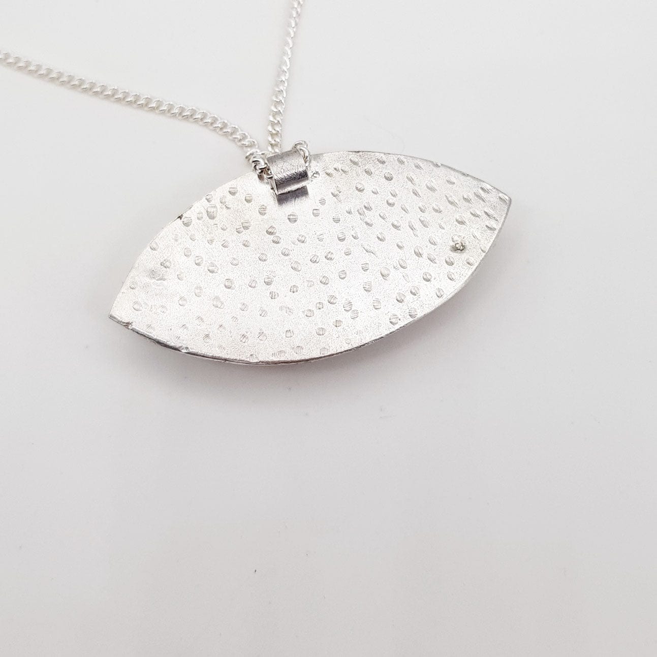 Becky Pearce Designs Silver marquise labradorite pendant