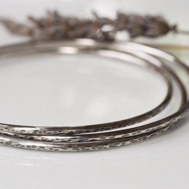 Becky Pearce Designs bangle Leopard texture bangles