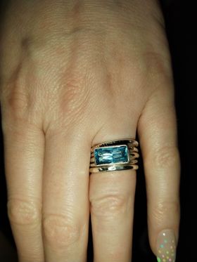 Blue Baguette Stacking Set