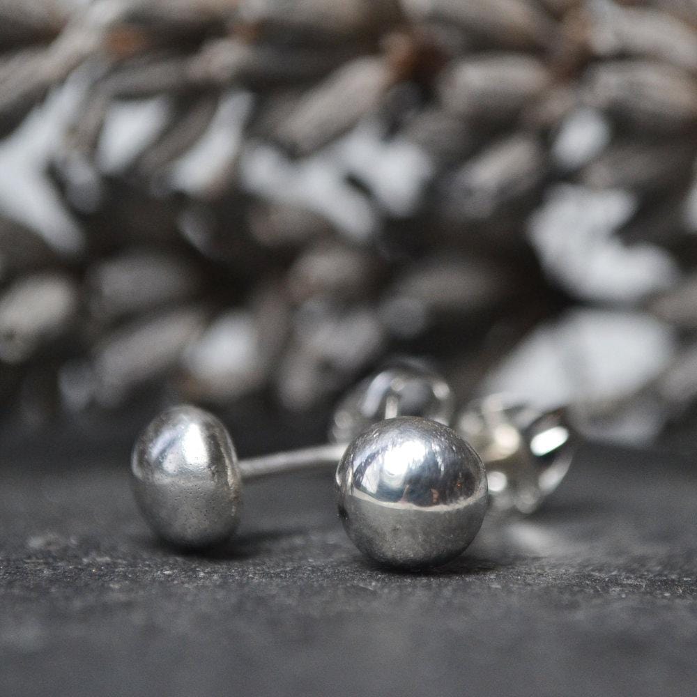 Becky Pearce Designs Earrings Bubble sterling silver earrings