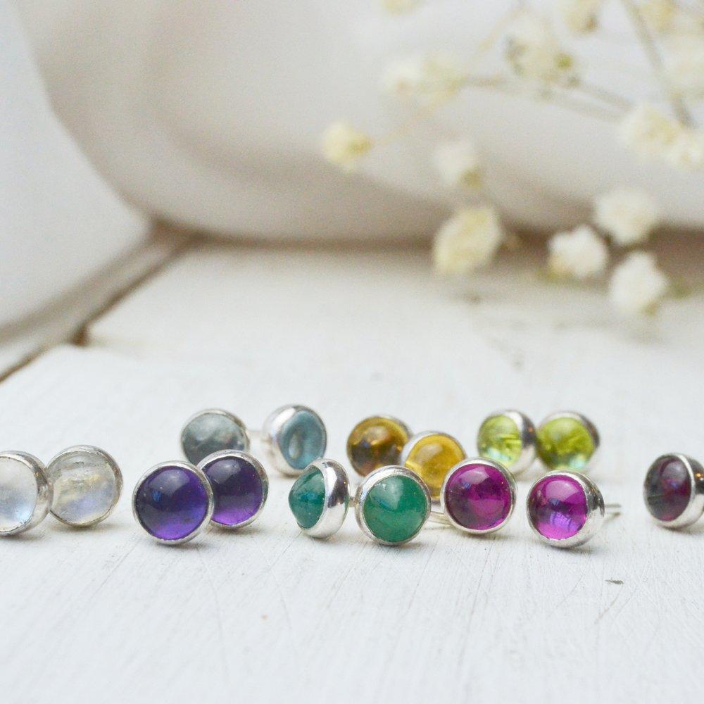 Becky Pearce Designs Earrings Birthstone stud earrings