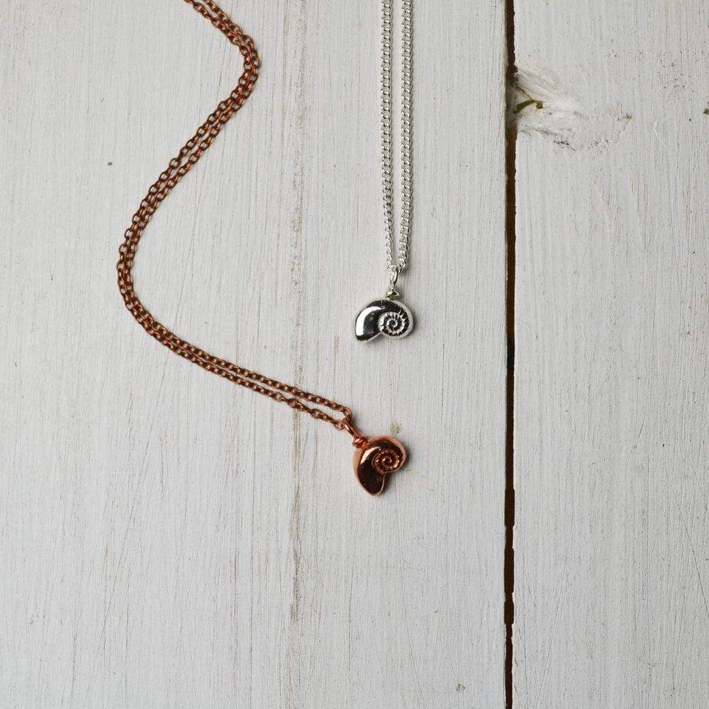 Becky Pearce Designs necklace Ammonite pendant necklace