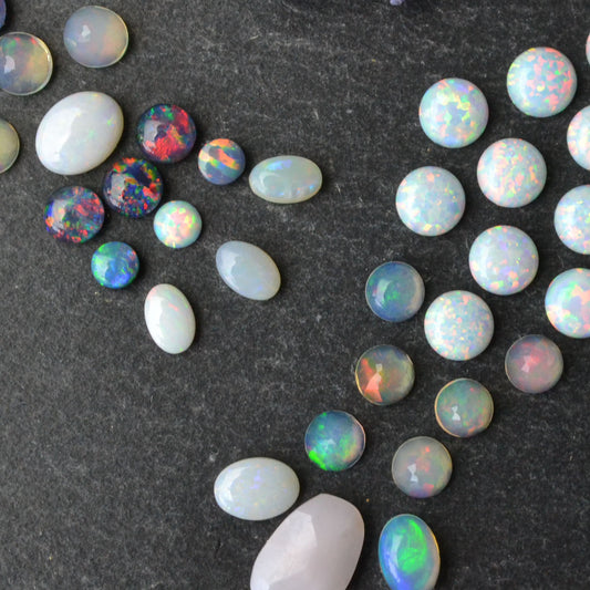 Opals - variety of shapes and colours