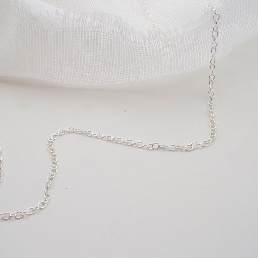 Sterling silver trace chain - lightweight