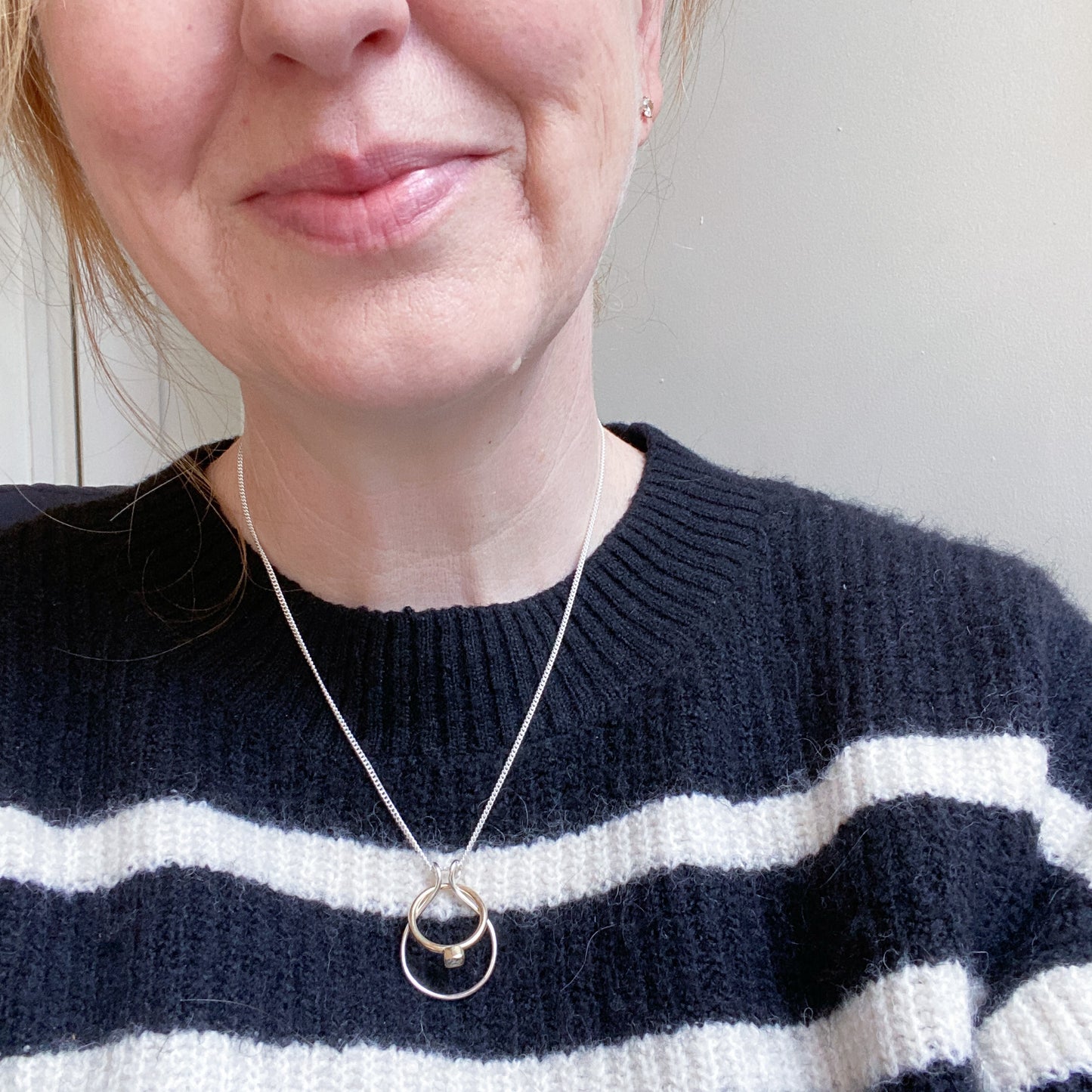 Ring holder pendant necklace