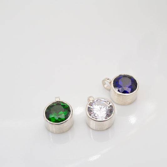 Birthstone charms 8mm