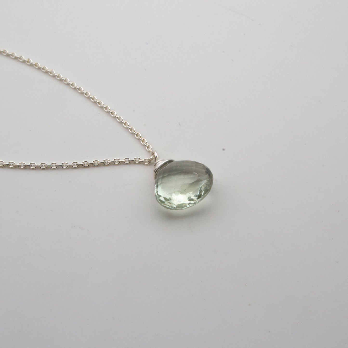 Green amethyst pendant