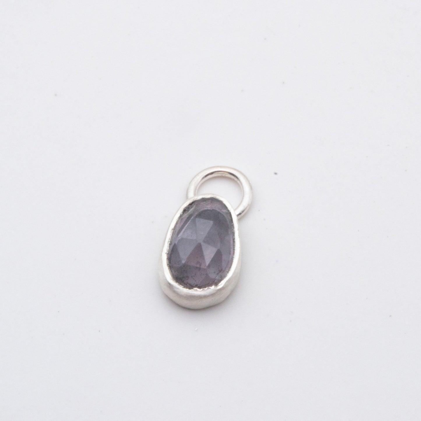 Grey Spinel Pendant – Handmade Sterling Silver (Three to Choose From)