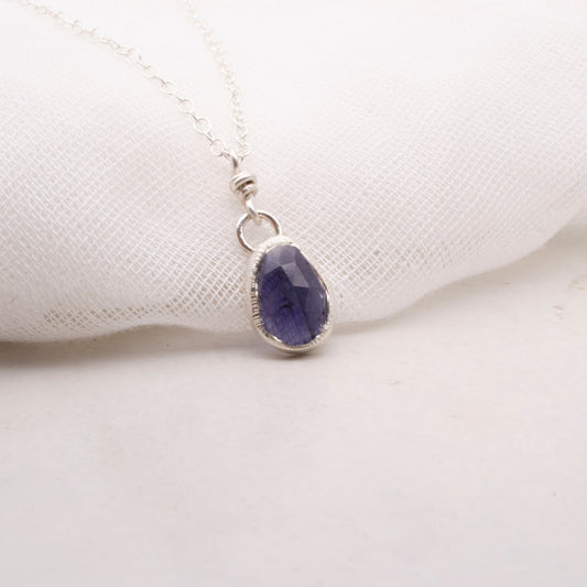 Iolite pendant