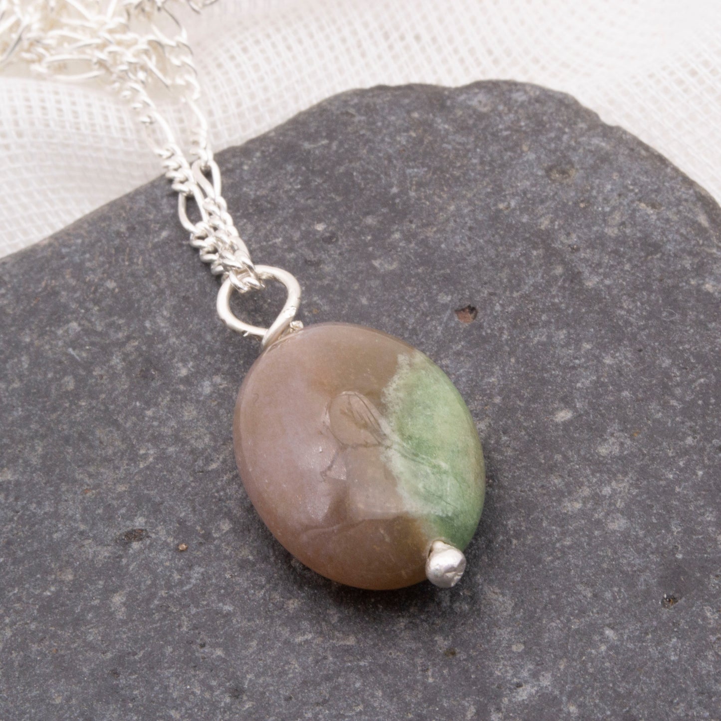 Mossy agate pendant 6