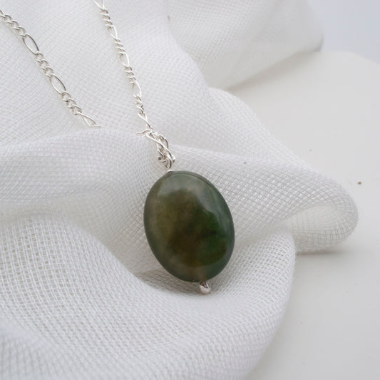 Mossy agate pendant 8