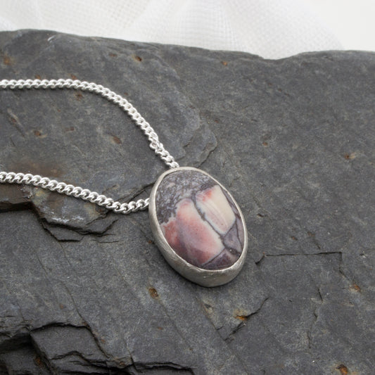 Picture jasper pendant