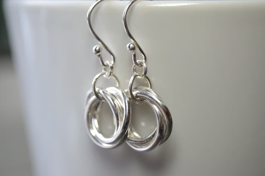 Russian wedding ring earrings