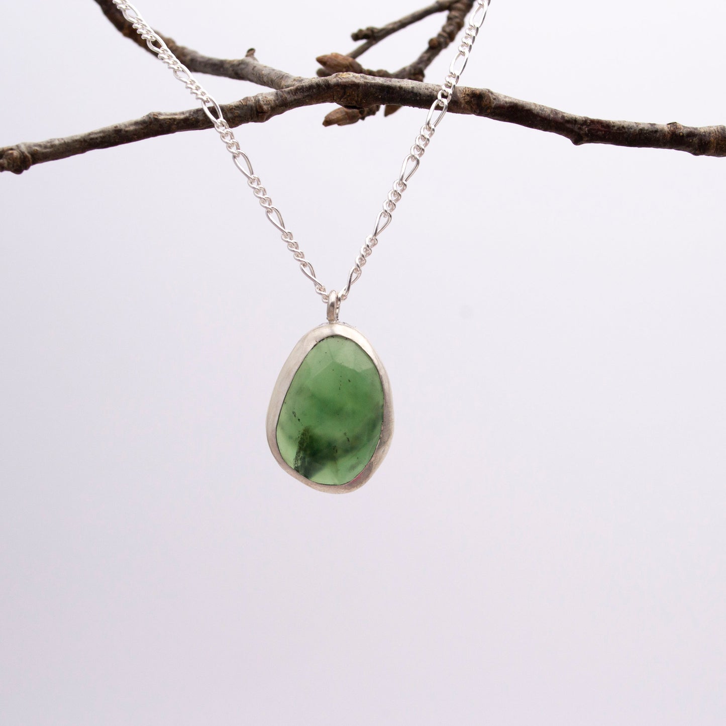Serpentine woodland pendant