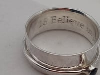engraving in side a spinner ring