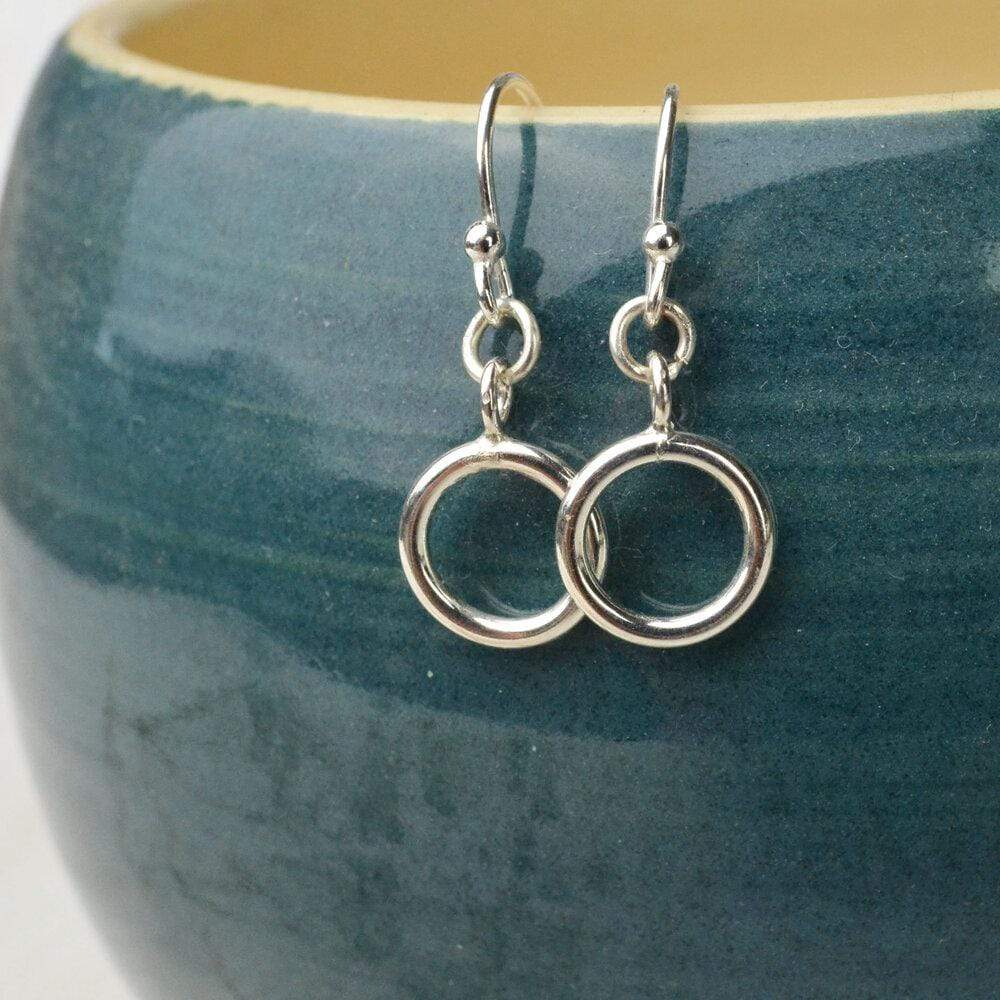 Becky Pearce Designs Simplicity circle dangle earrings