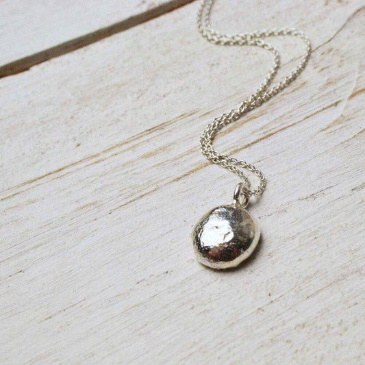 Becky Pearce Designs Simplicity silver drop pendant