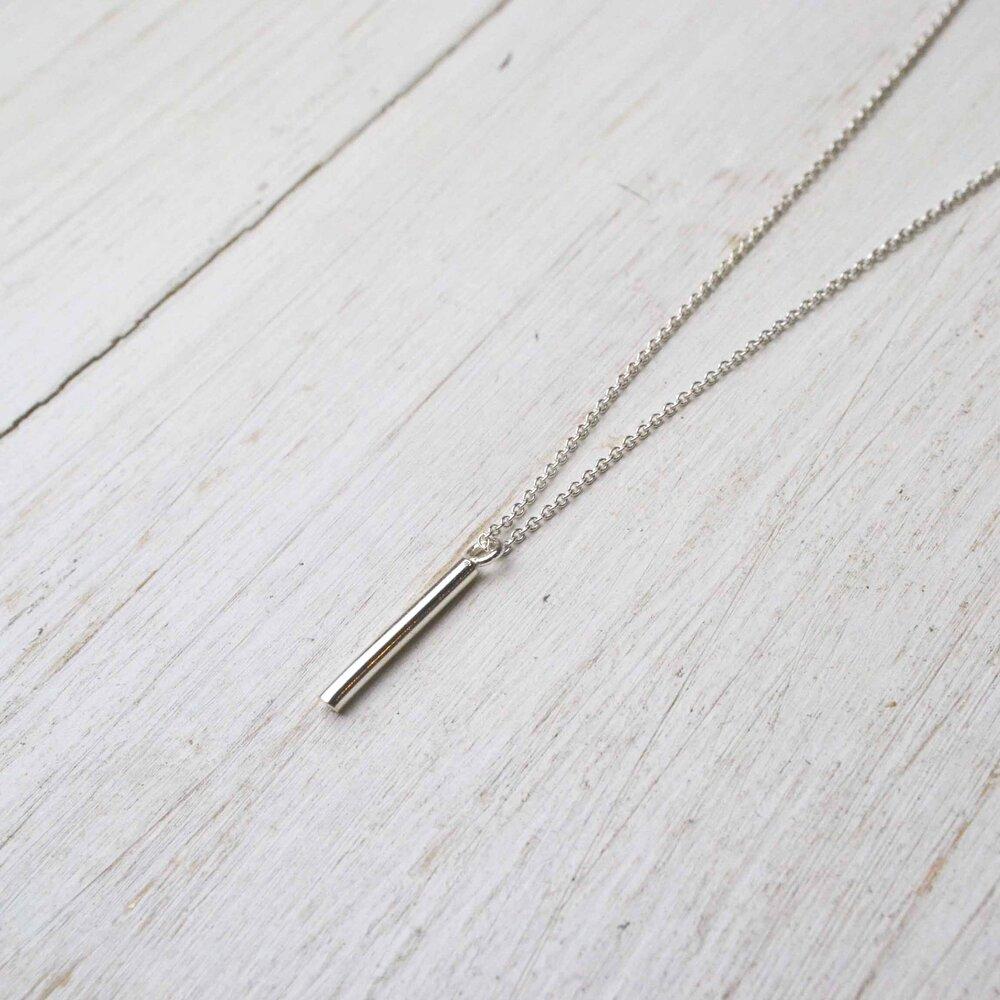 Becky Pearce Designs Simplicity rounded bar pendant