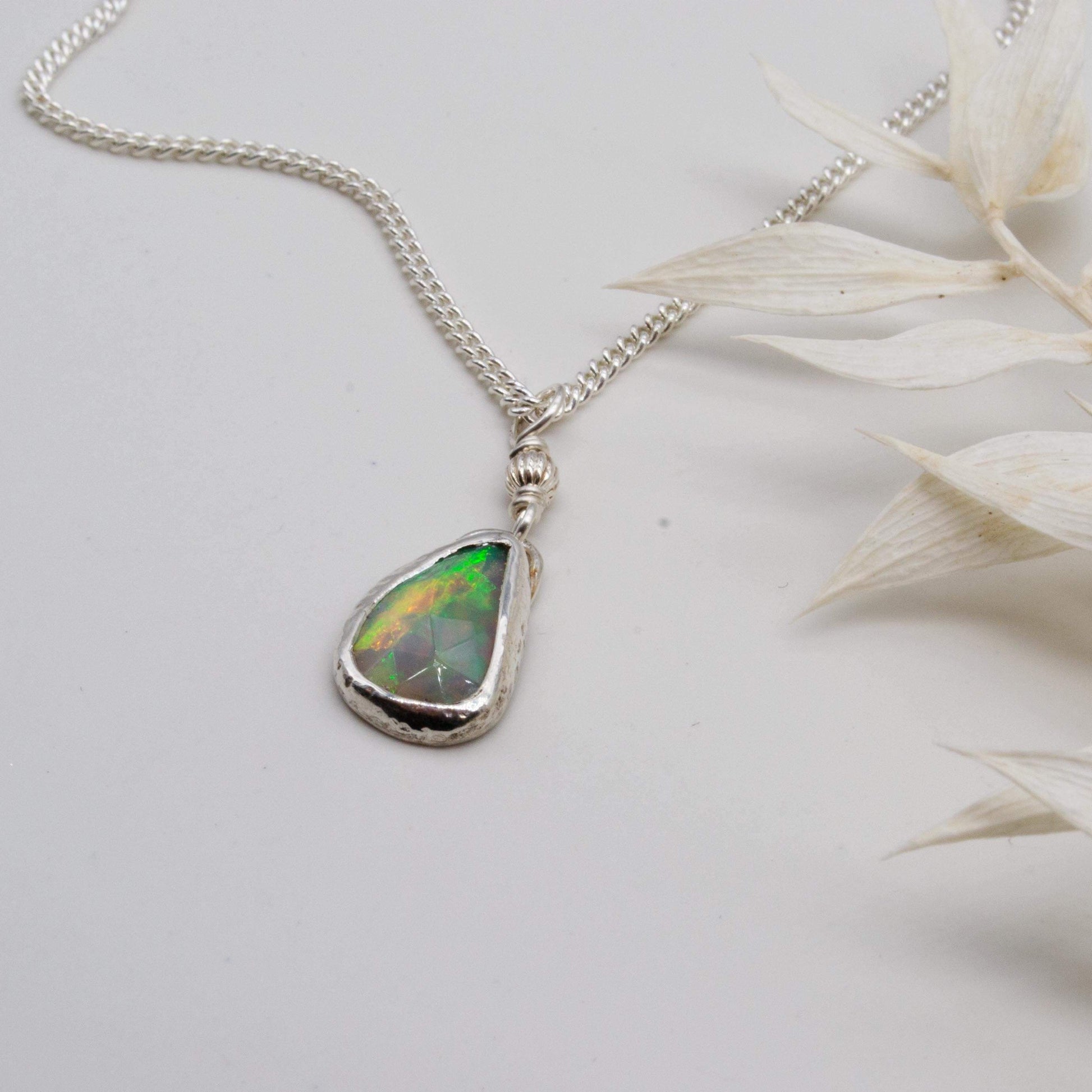Becky Pearce Designs Freeform opal pendant