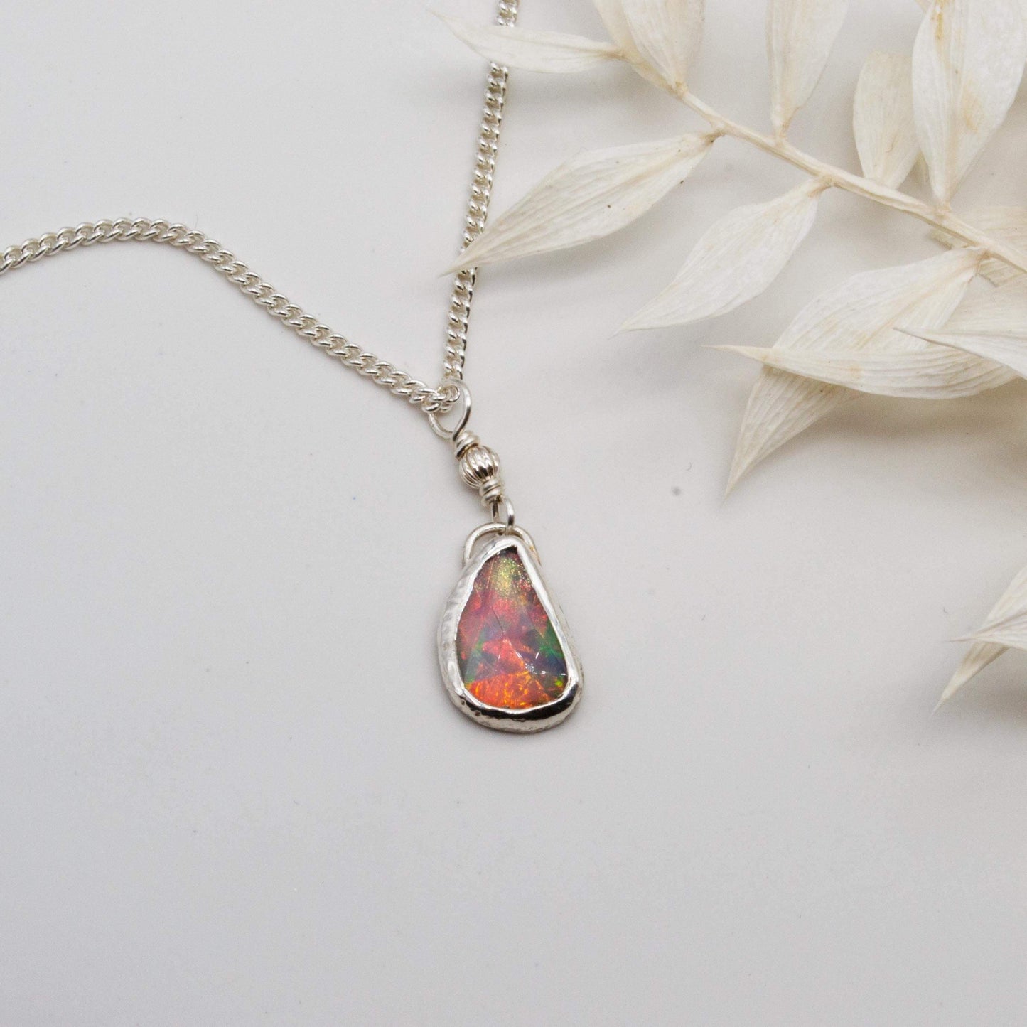 Becky Pearce Designs Freeform opal pendant