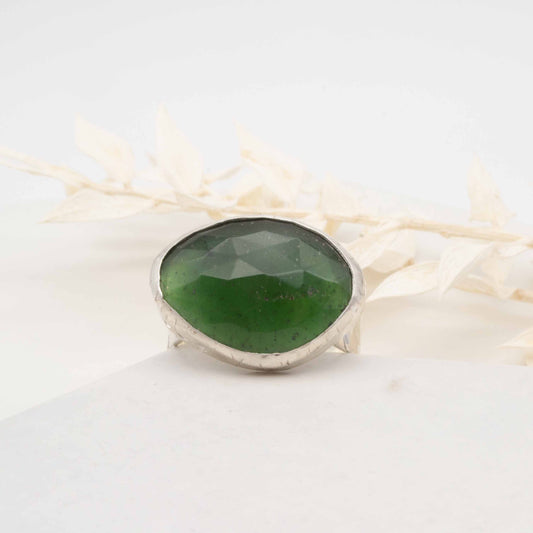 Becky Pearce Designs Serpentine free form wide band ring