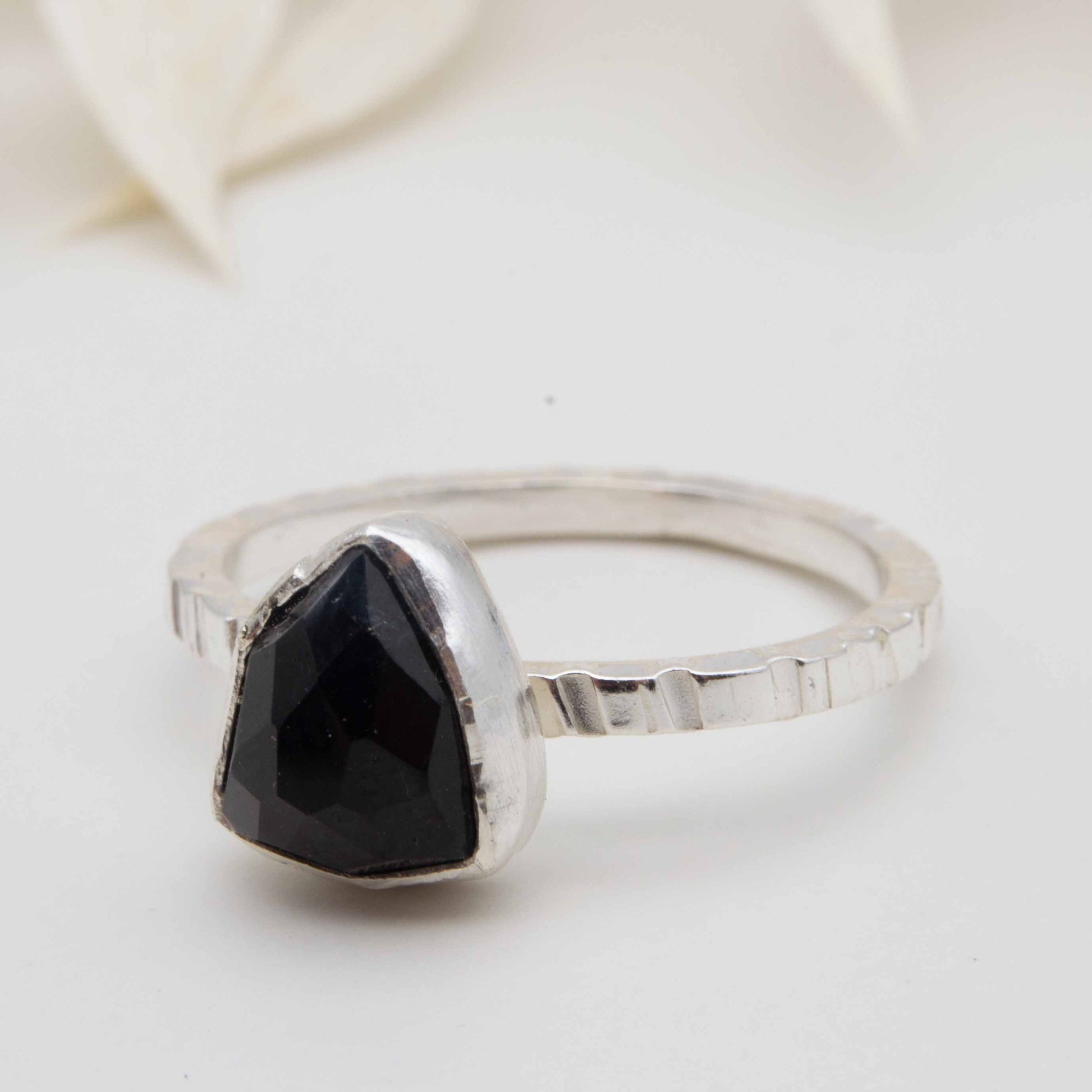 Becky Pearce Designs Midnight dark blue tourmaline ring