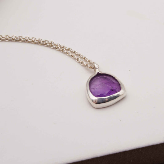 Becky Pearce Designs Amethyst freeform pendant