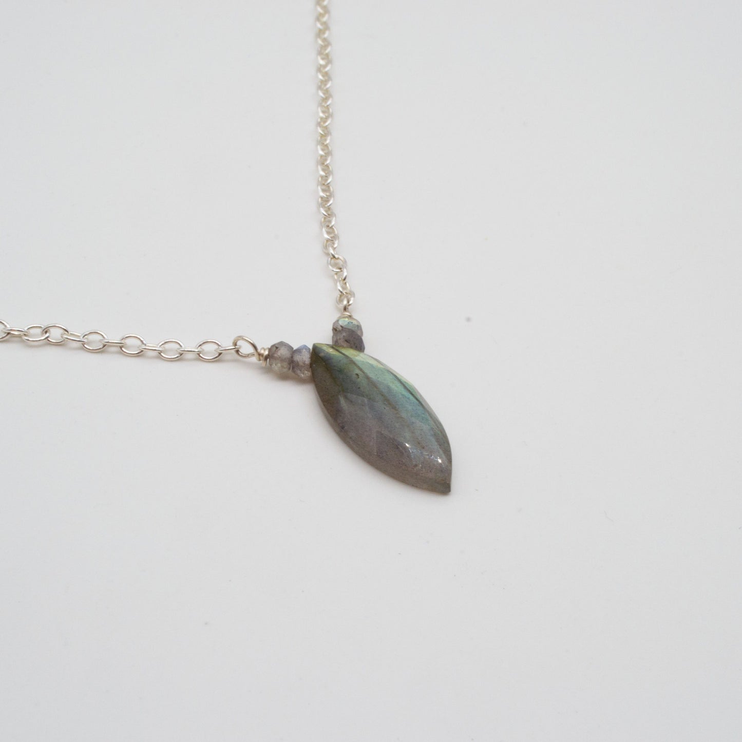 Becky Pearce Designs Marquise labradorite necklace