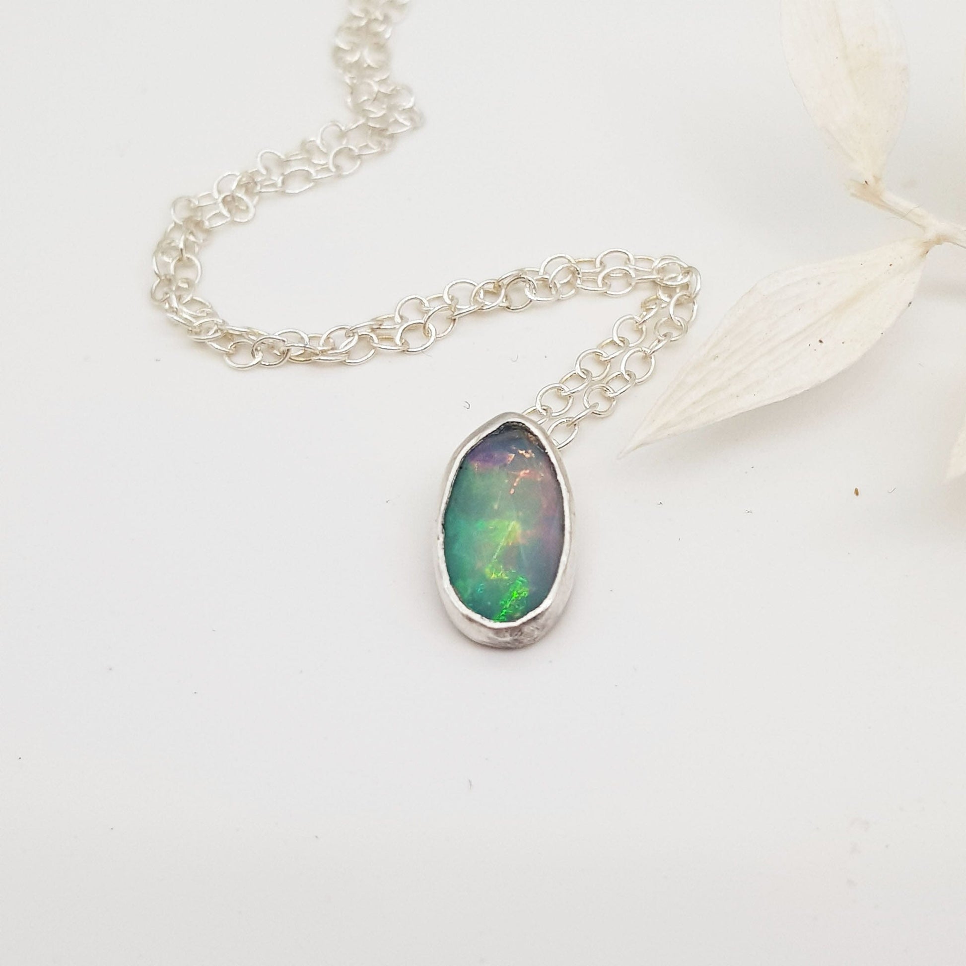 Becky Pearce Designs Opal freeform pendant