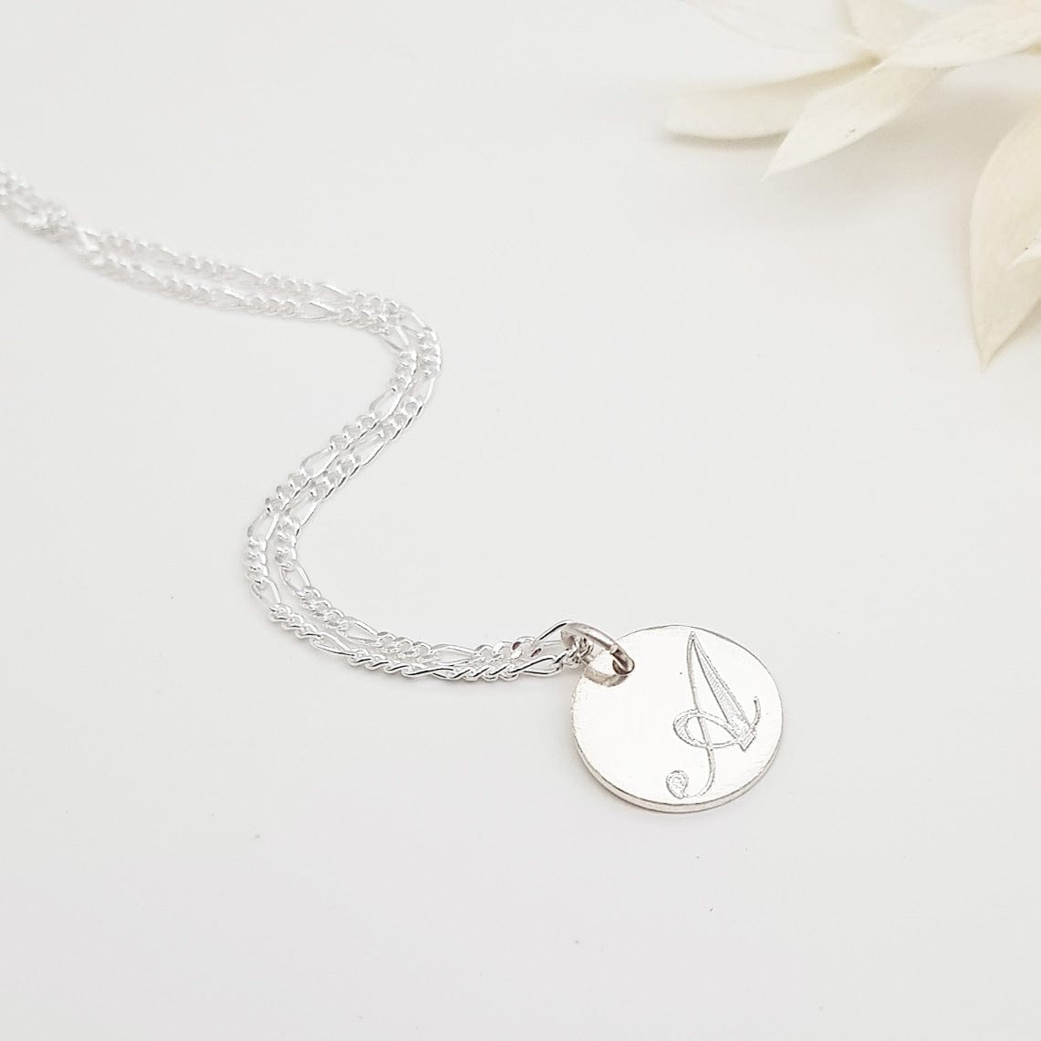 Becky Pearce Designs Design your own sterling silver personalised inital pendant