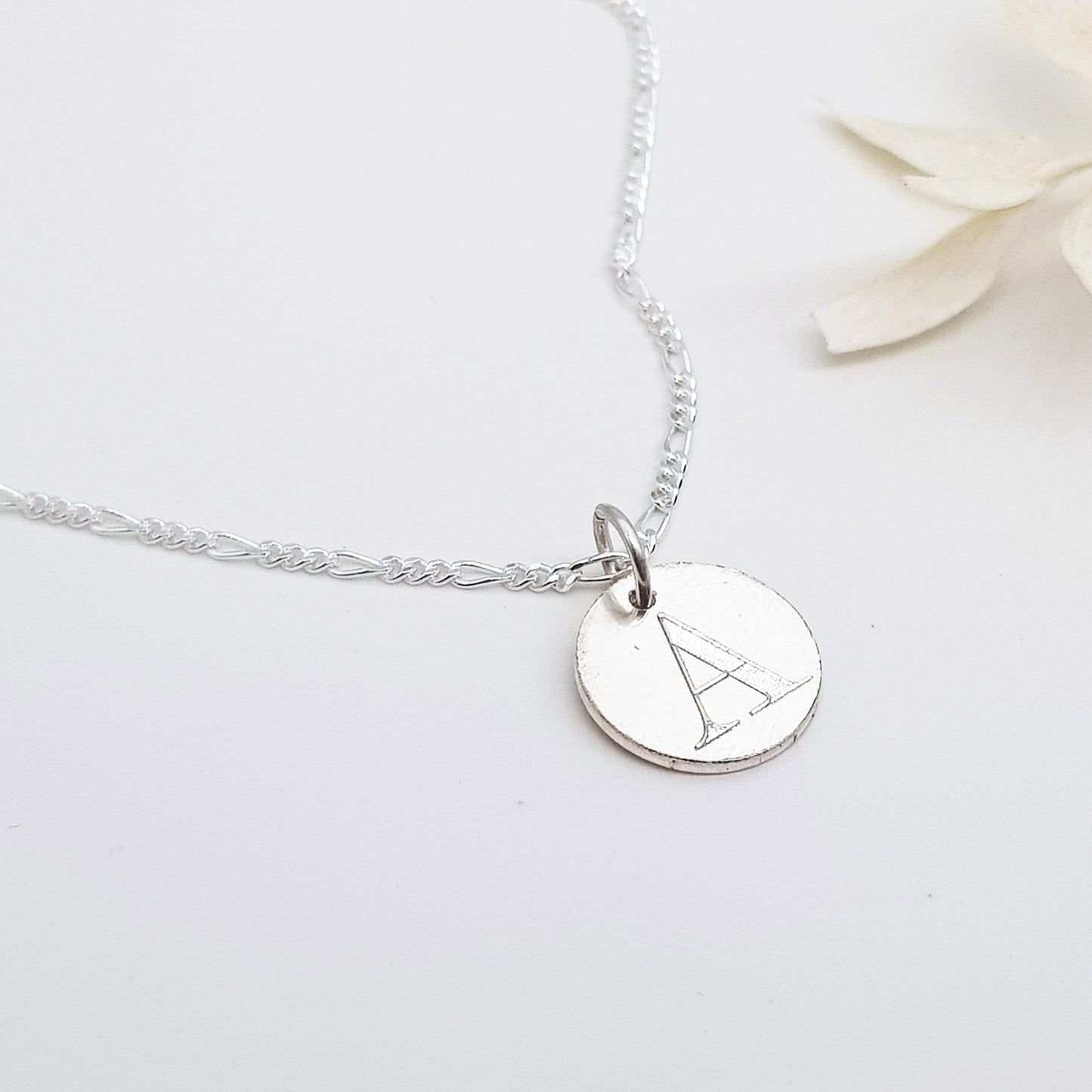 Becky Pearce Designs Design your own sterling silver personalised inital pendant