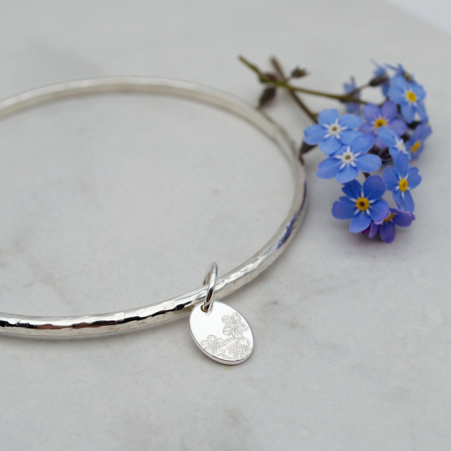 Becky Pearce Designs Apparel & Accessories Forget me not bangle