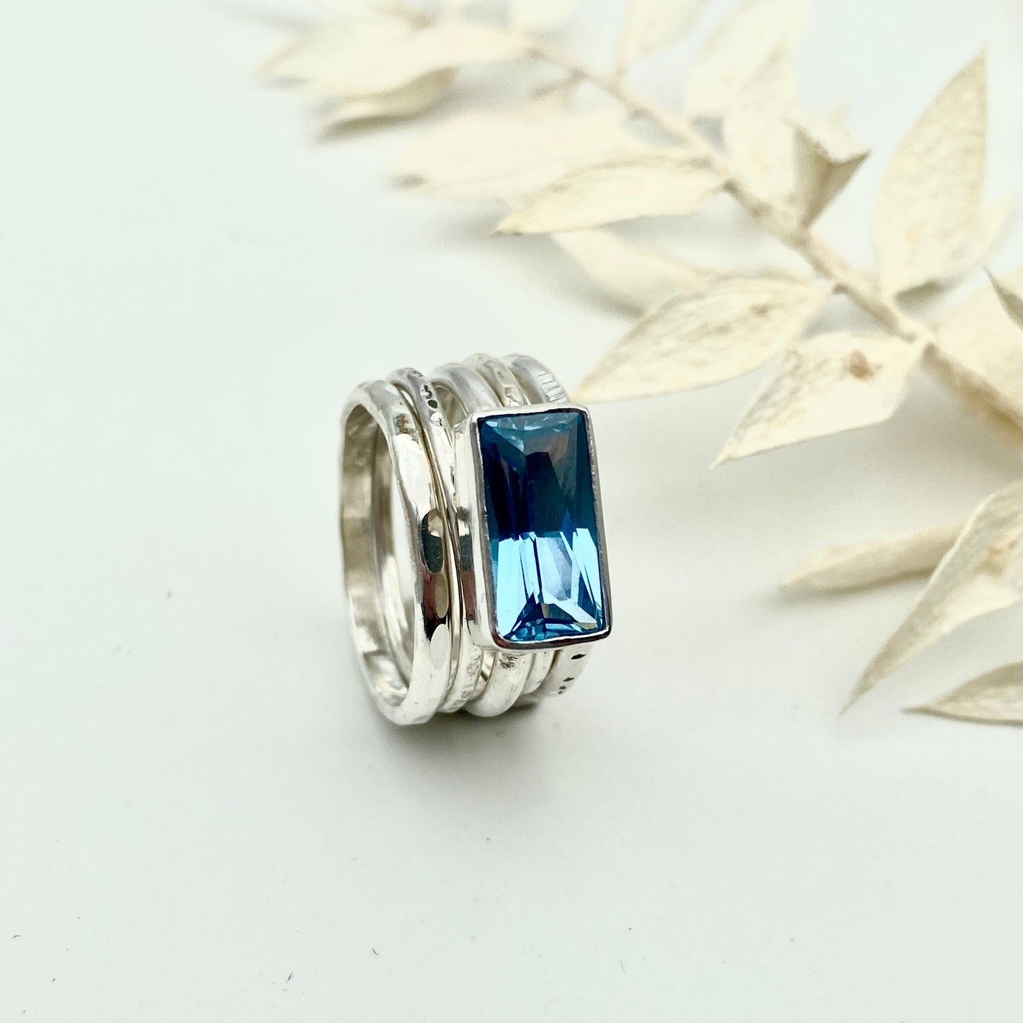 Blue Baguette Stacking Set