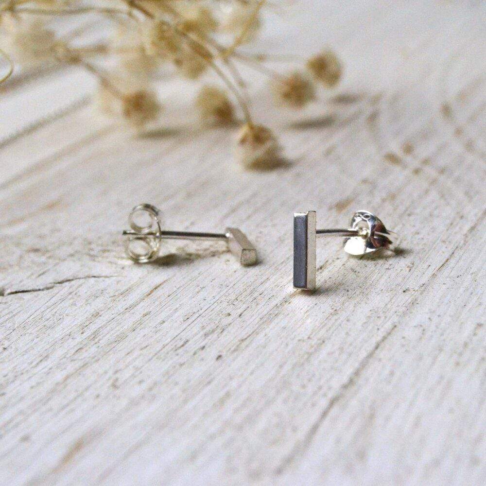 Becky Pearce Designs Earrings Simplicity - bar earrings