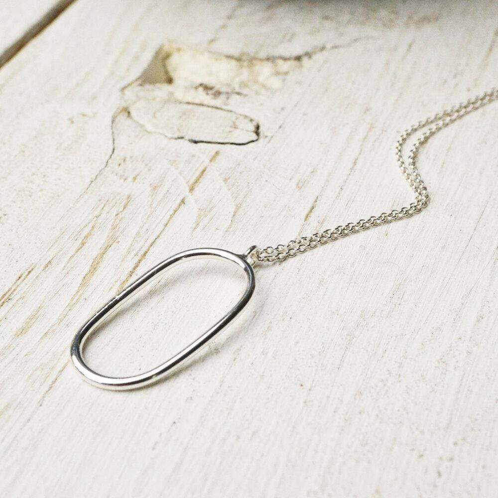 Becky Pearce Designs necklace Simplicity oval pendant (larger)