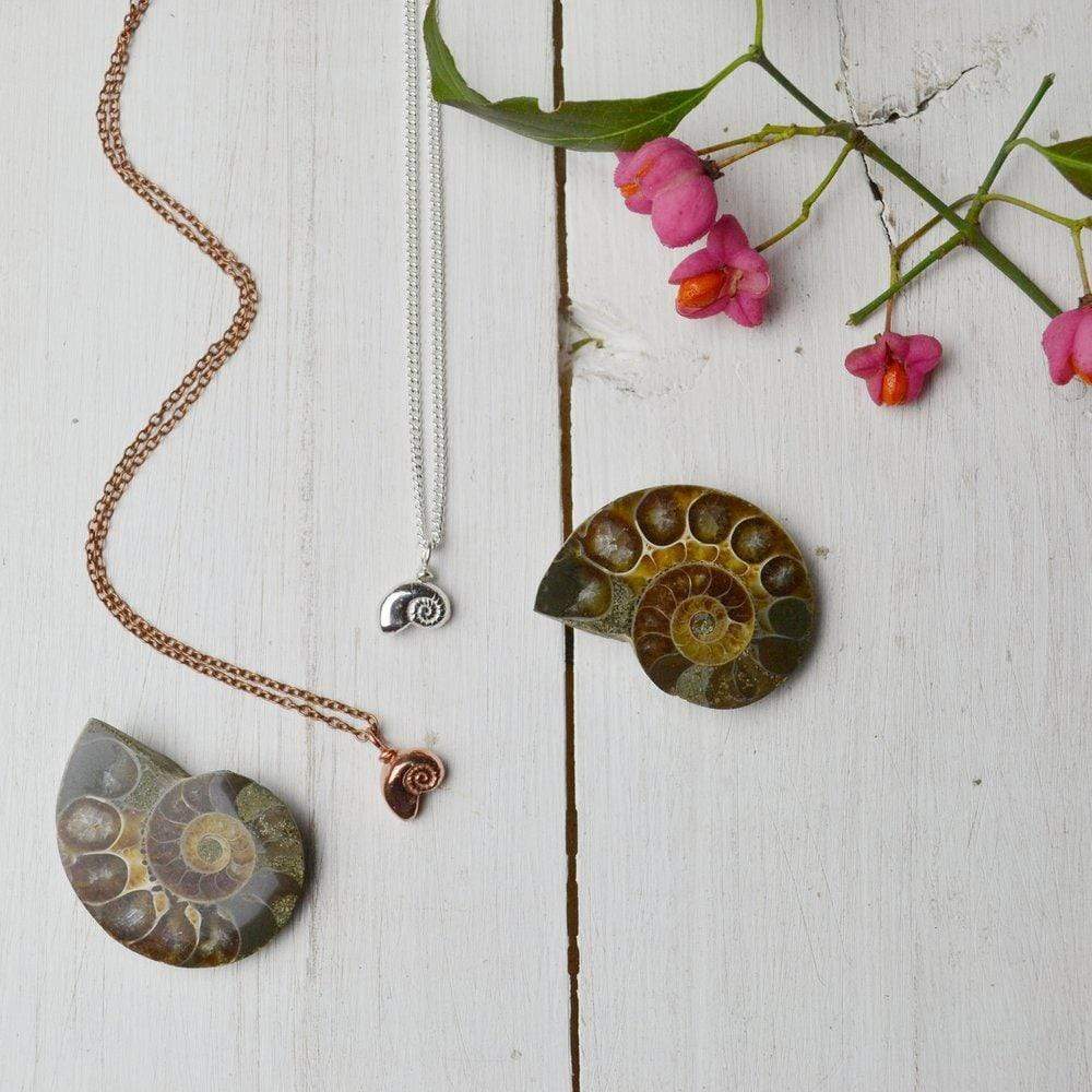 Becky Pearce Designs necklace Ammonite pendant necklace