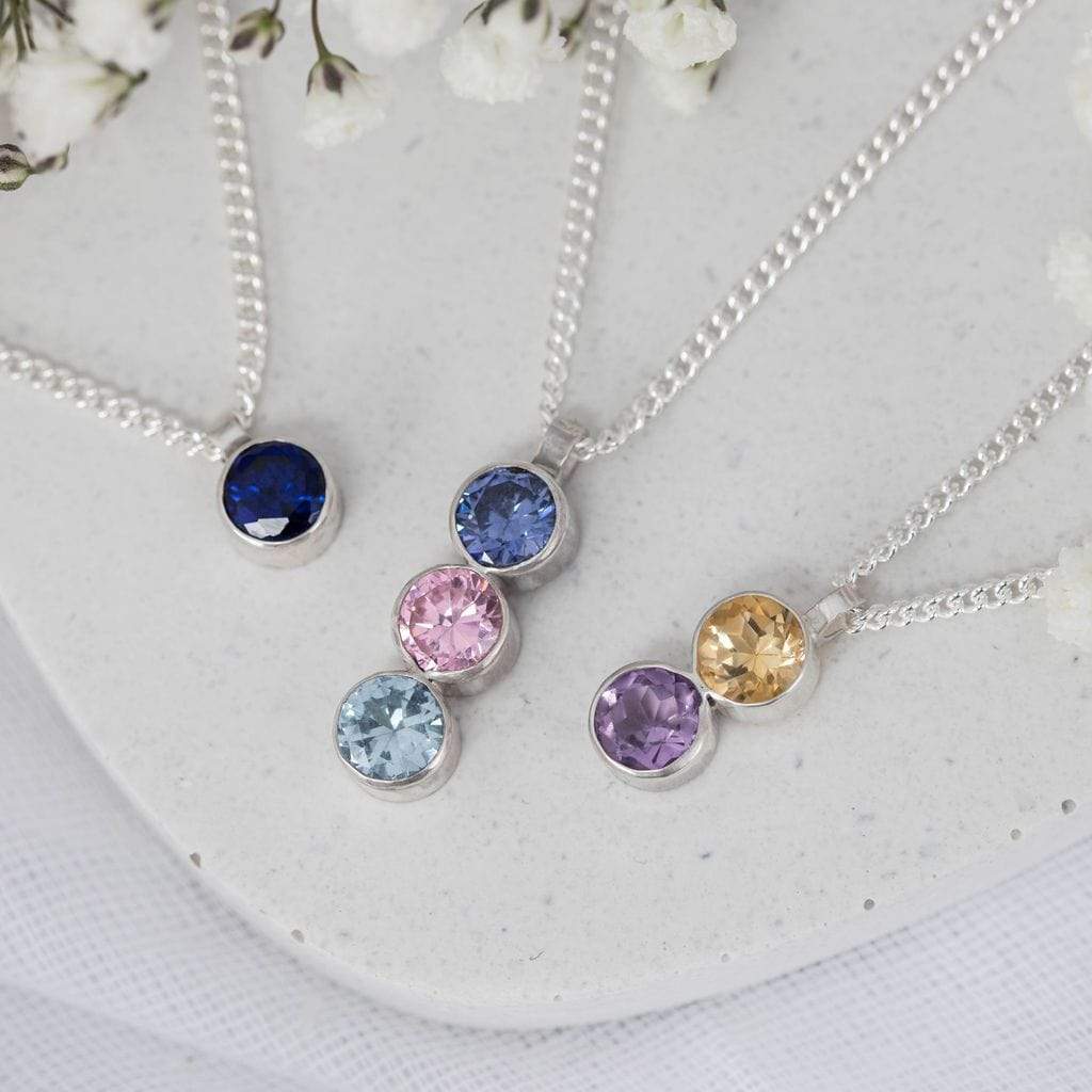 Becky Pearce Designs necklace Duo Stone Birthstone Pendant Necklace