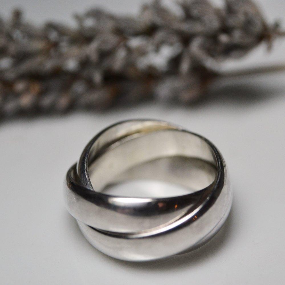 Becky Pearce Designs Rings Chunky sterling silver russian wedding ring