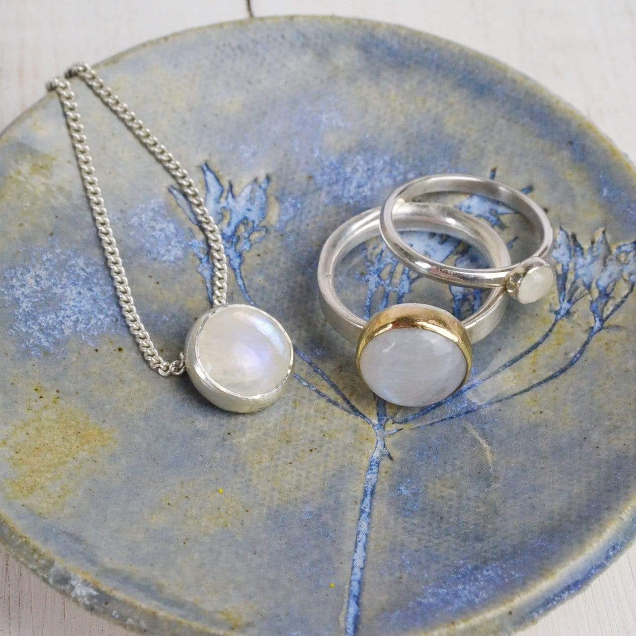Becky Pearce Designs Rings Moonstone Cabochon Ring